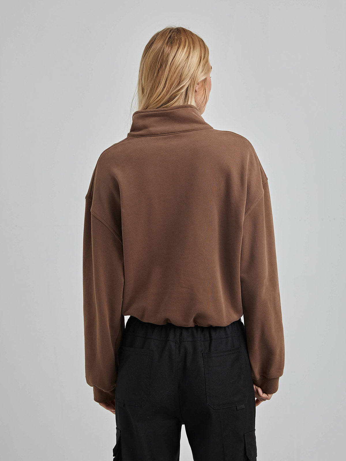 Terry Fleece ¼ Zip Sweatshirt