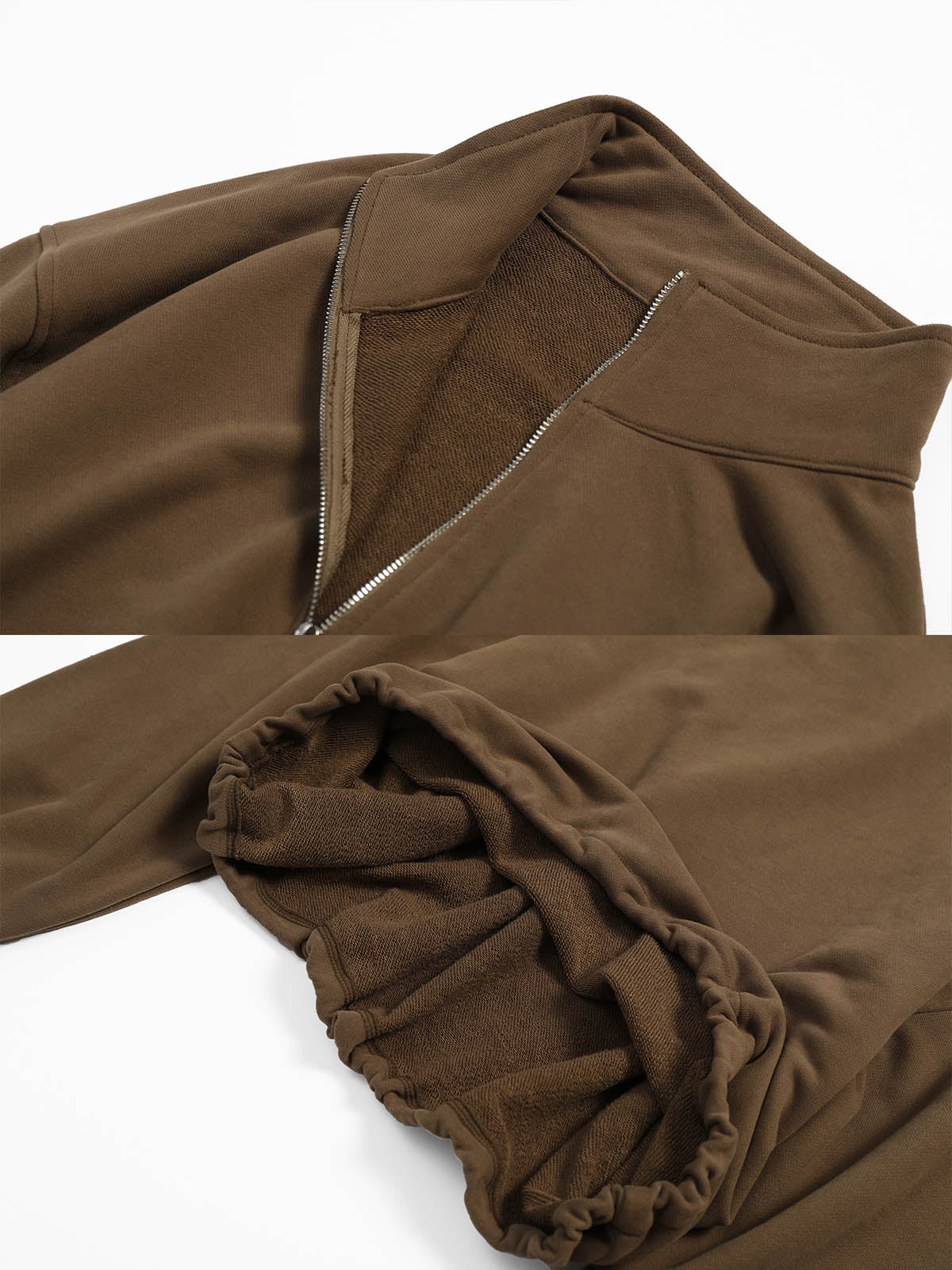 Terry Fleece ¼ Zip Sweatshirt