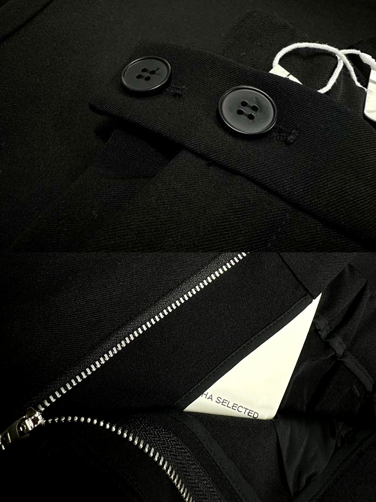 Two-Button Straight Pants