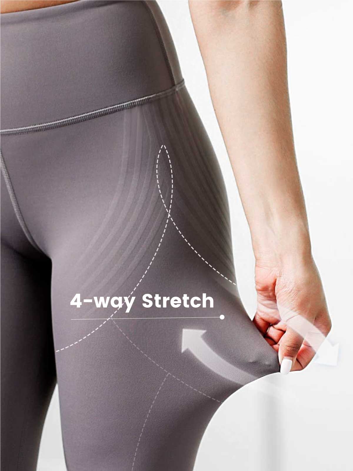 3D Lycra Fitsense Support High Waisted Leggings - AhaAha