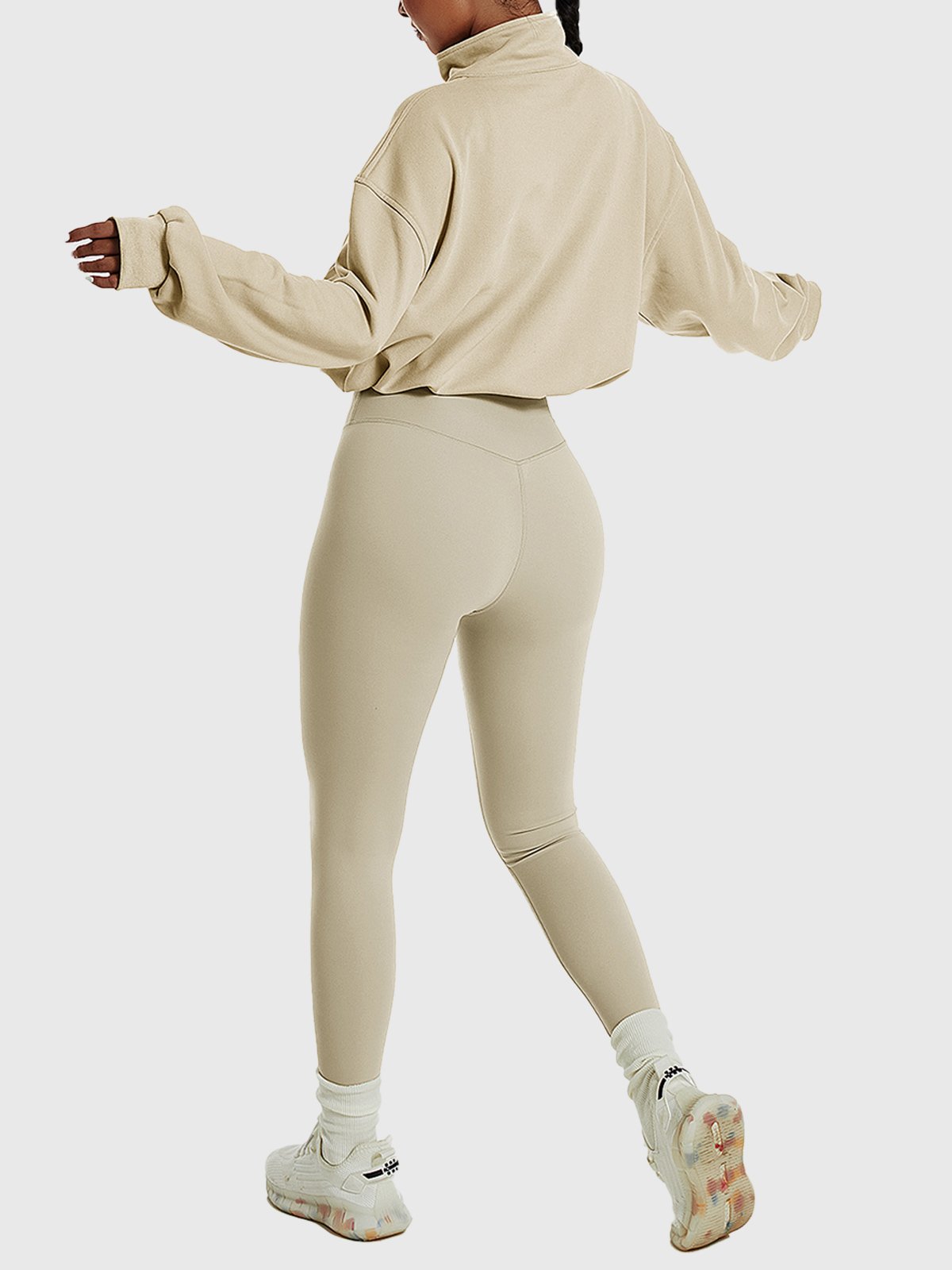 Terry Fleece ¼ Zip Sweatshirt