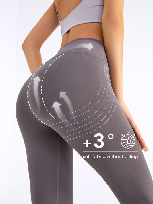 3D Lycra Fitsense Support High Waisted Yoga Leggings -all - AhaAha